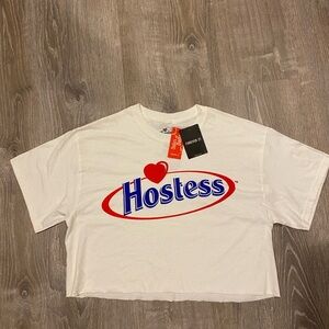 White Hostess Tee